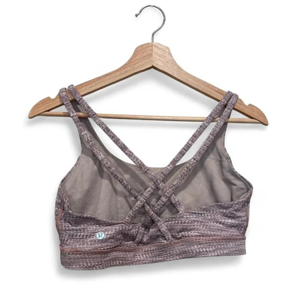 Lululemon Energy Bra Wee Are From Space Mulberry Size 10